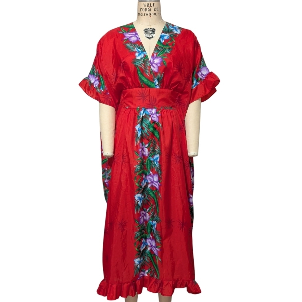 Helena's Vintage Aloha Kaftan Dress